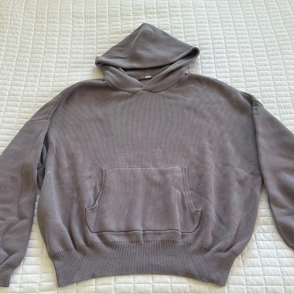ALO Yoga Other - ALO Yoga Men's Hooded Knit Sweatshirt - Taupe Gray